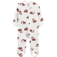 thumbnail image 1 of Carter's Child of Mine Baby Boys' 2-Way Zip Ribbed Sleeper, 1 of 4