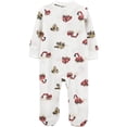 thumbnail image 2 of Carter's Child of Mine Baby Boys' 2-Way Zip Ribbed Sleeper, 2 of 4