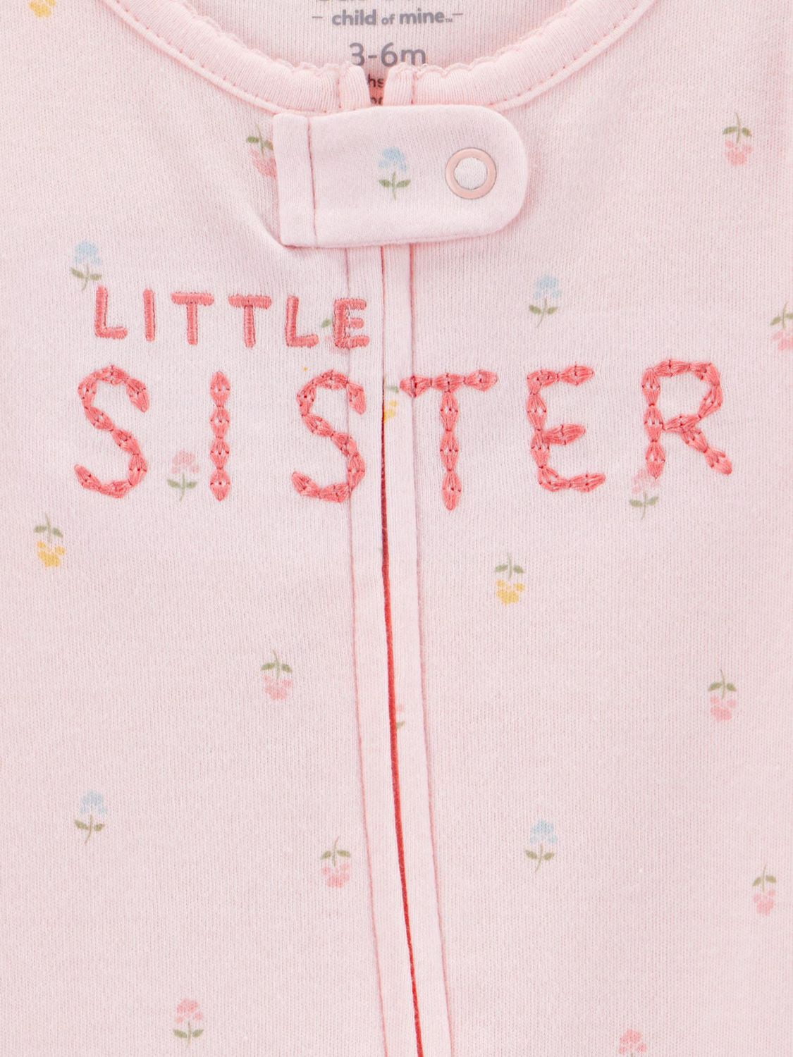Carter's Child of Mine Baby Girls' 2-Way Zip Cotton Sleeper