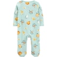 thumbnail image 2 of Carter's Child of Mine Baby Boys' 2-Way Zip Cotton Sleeper, 2 of 4