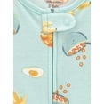 thumbnail image 4 of Carter's Child of Mine Baby Boys' 2-Way Zip Cotton Sleeper, 4 of 4