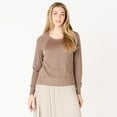 thumbnail image 1 of DV L/S Raglan Lurex sweater, 1 of 4