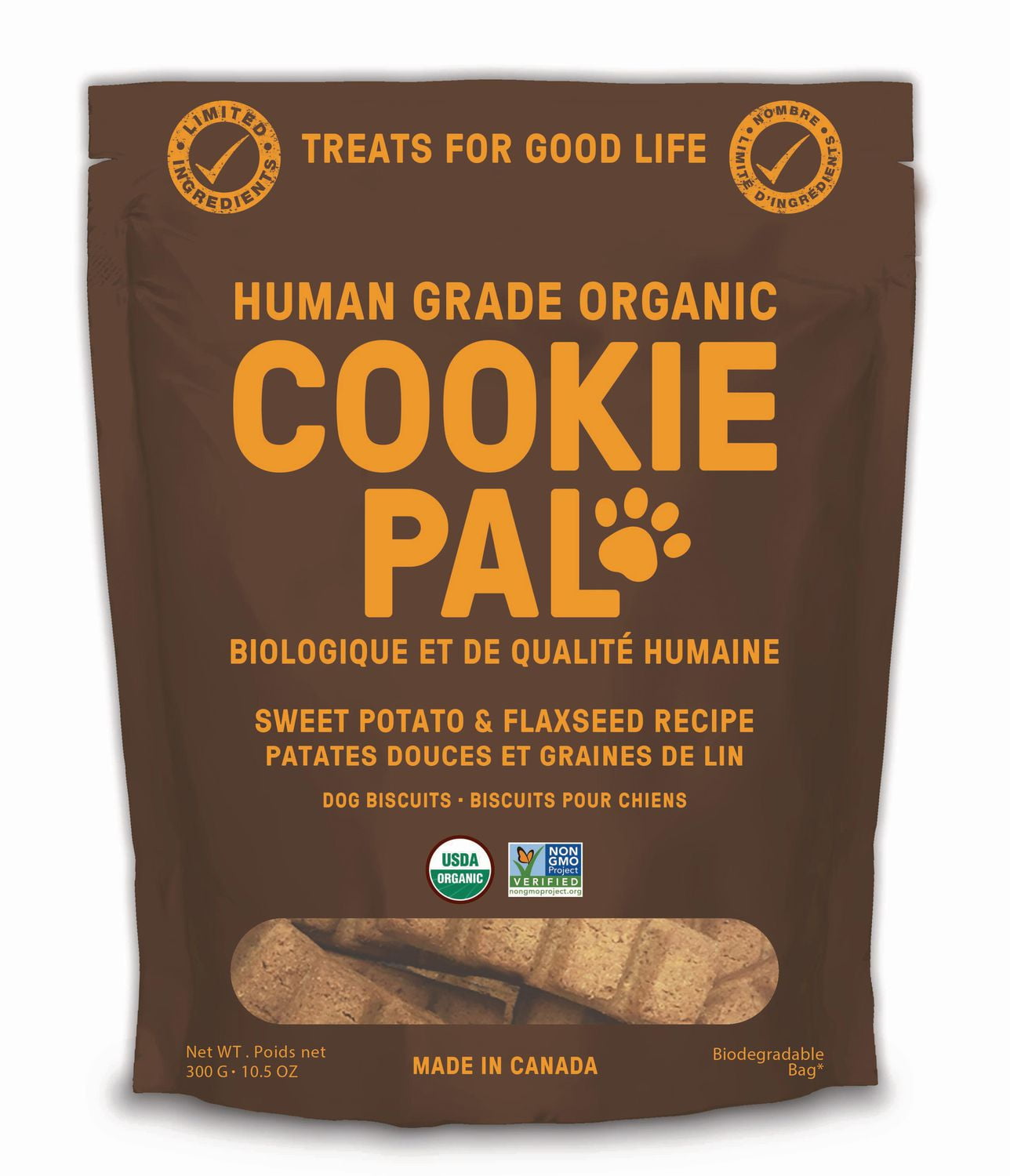 Cookie Pal Sweet Potato & Flaxseed Dog Biscuits Walmart Canada