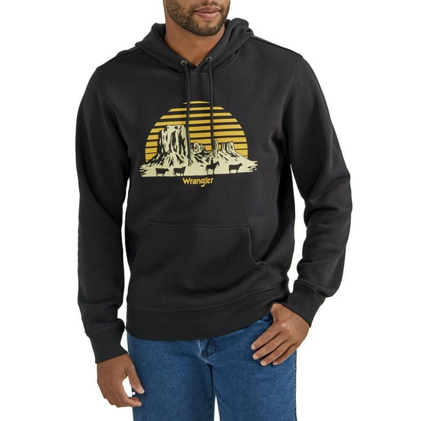 Wrangler Blue Cotton Mens Sweatshirt main image 1
