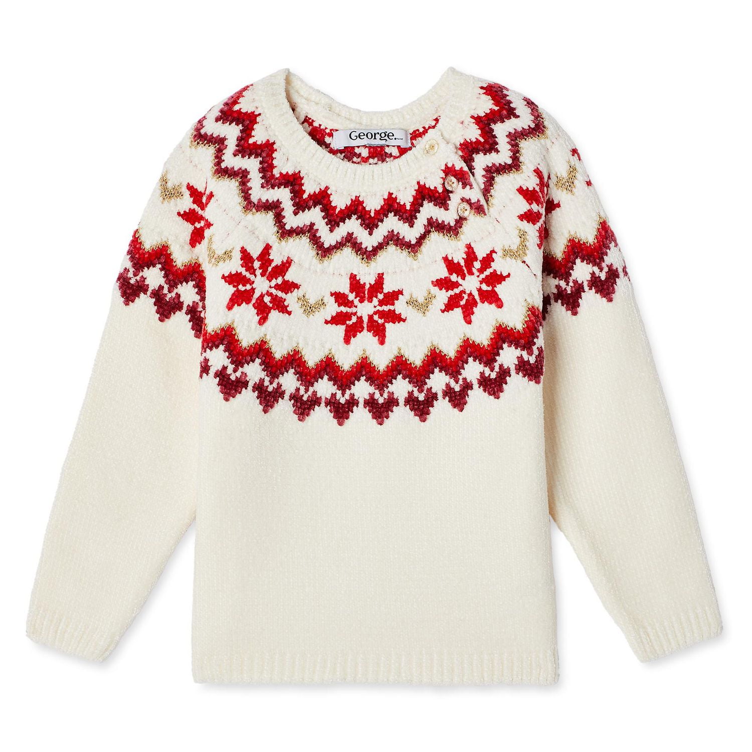 Girls fair isle sweater hotsell