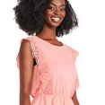 thumbnail image 2 of George Women's Crochet Peplum Top, 2 of 6