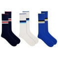 thumbnail image 3 of Chaps Mens Casual 3 Pair Crew Socks, 3 of 3