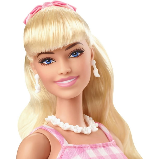 Barbie – Film – Poupée de coll. – Robe de guingan rose, Margot Robbie Âges  3+ 