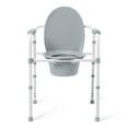 thumbnail image 1 of Medline 3-in-1 Elongated Folding Commode, 1 of 2