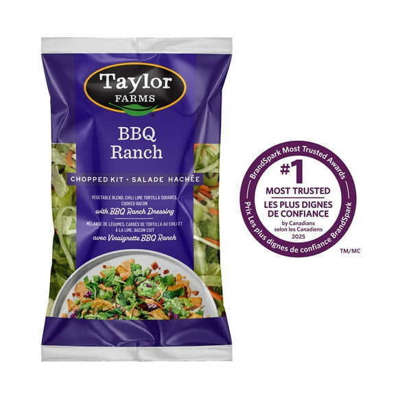Taylor Farms BBQ Ranch Chopped Salad Kit, 377 g