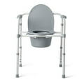 thumbnail image 1 of Medline Standard Steel Commode, 1 of 3
