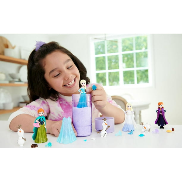 Disney Frozen Snow Color Reveal Small Dolls with 6 Surprises Including  Figure and Accessories