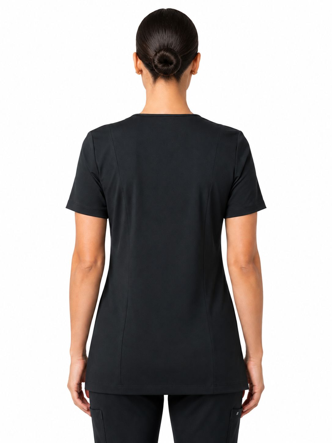 Haut de blouse médicale à col en V pour femmes FLEX SCRUBS™