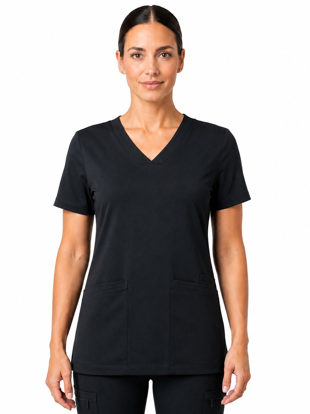 Haut de blouse médicale à col en V pour femmes FLEX SCRUBS™