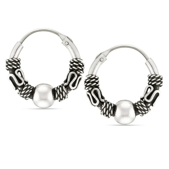 Boucle d'oreille en argent sterling Quintessential.