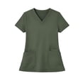 thumbnail image 3 of FLEX SCRUBS™ ladies scrubs v neck top, 3 of 4