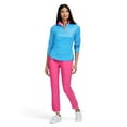 thumbnail image 3 of IZOD ZABRINA STRIPED ZIP PULLOVER, 3 of 4