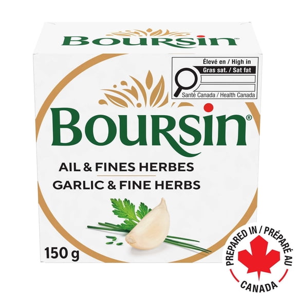 Boursin Garlic & Fine Herbs, Spreadable Cheese 150g