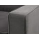 Sofa modulaire avec canapé-lit et chaise de rangement, gris – image 5 sur 6