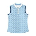 thumbnail image 4 of IZOD ALLY PRINTED SLEEVELESS POLO​, 4 of 4