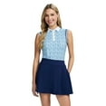 thumbnail image 1 of IZOD ALLY PRINTED SLEEVELESS POLO​, 1 of 4