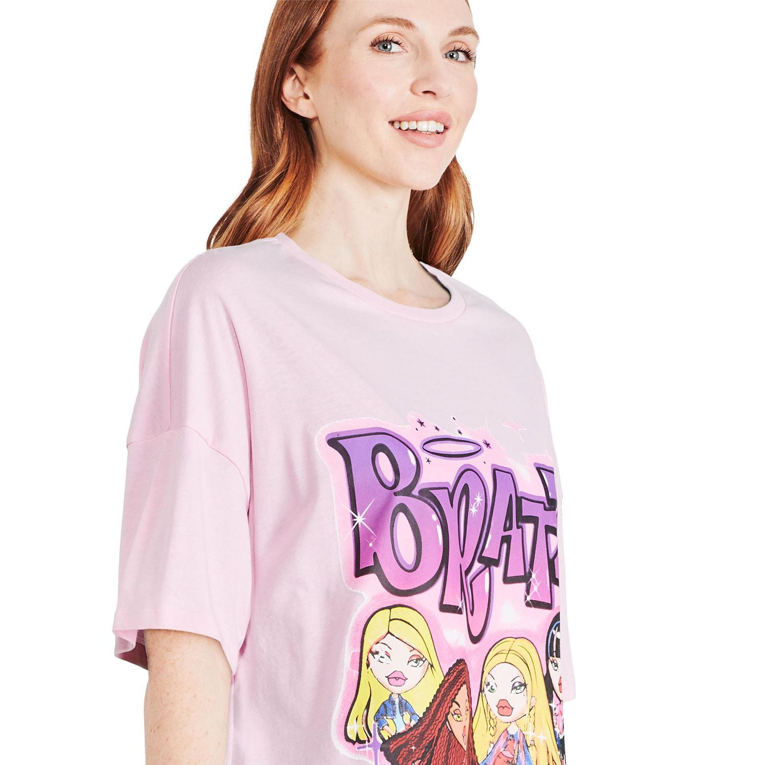 Robe à manches courtes aérographe Bratz pour femme 20e groupe