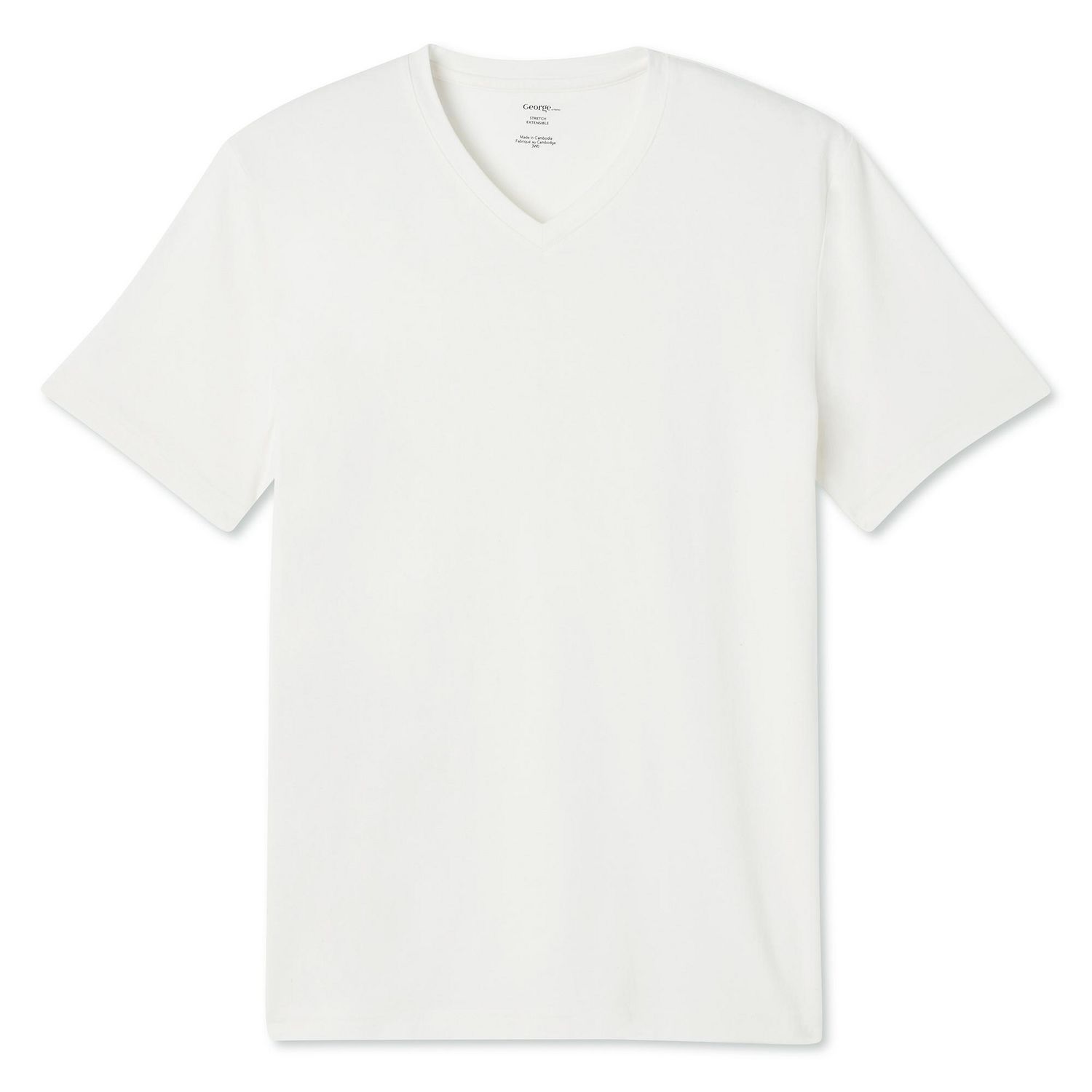 George Men's Stretch V-Neckline Tee