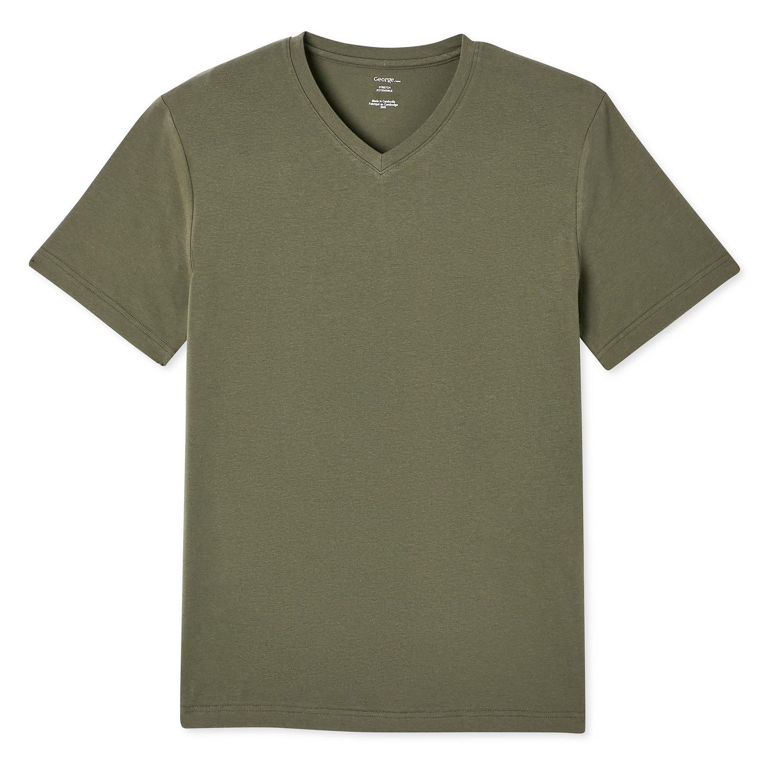 George Men's Stretch V-Neckline Tee