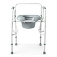 thumbnail image 1 of Medline Padded Steel Drop-Arm commode, 1 of 2