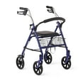thumbnail image 1 of Medline 8" Basic Steel Rollator, Blue, 1 of 4