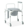 thumbnail image 3 of Medline Padded Steel Drop-Arm Commode, 3 of 3