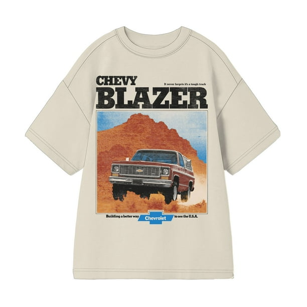 T-shirt Adulte GM Chevrolet Chop Shop - Marron - Taille S - Neuf Avec étiquette