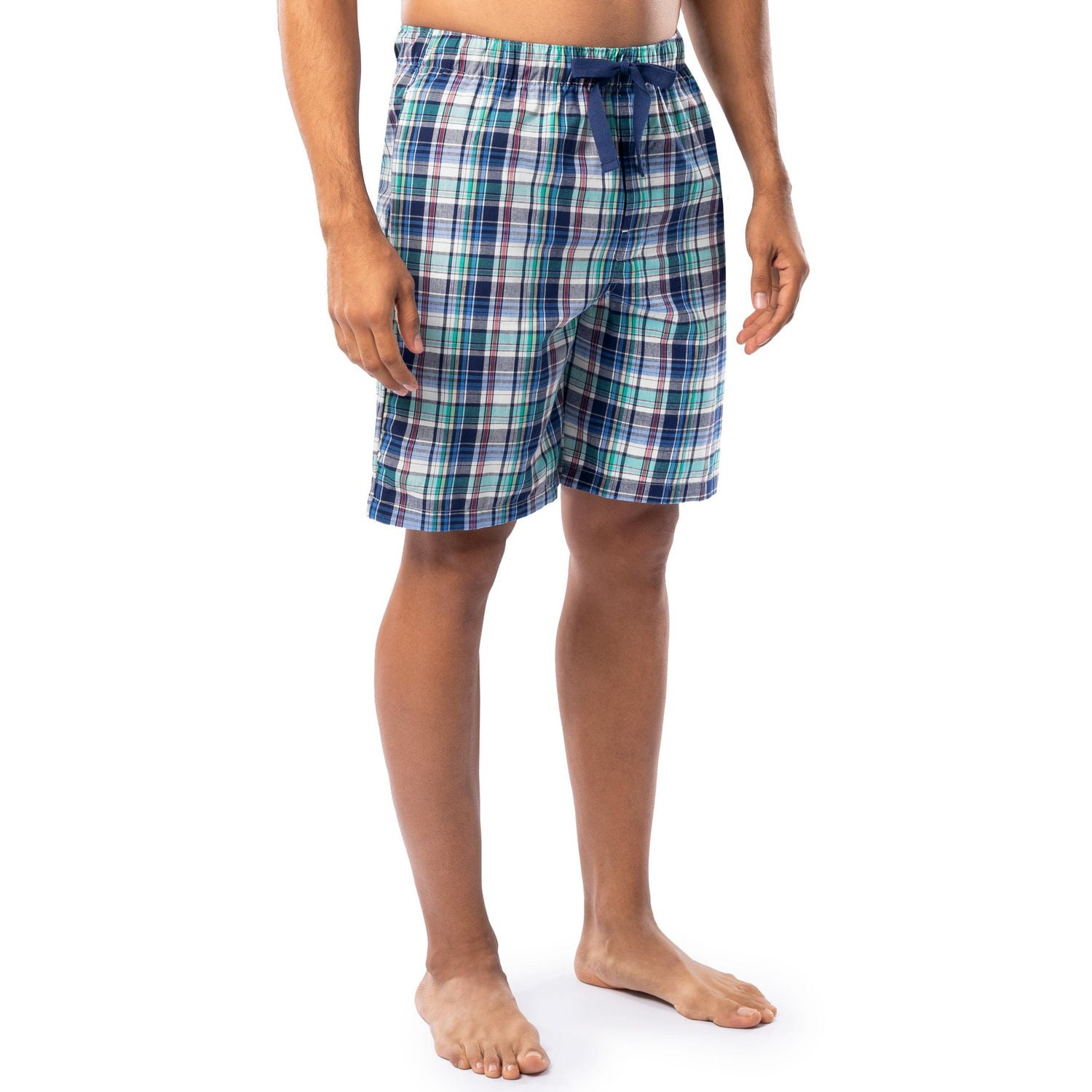 IZOD Men's Woven Sleep and Lounge Pajama Short, Plaid