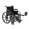 thumbnail image 1 of Medline 18" Medline K1 Basic Nylon Wheelchair with Swing-Back Desk-Length Arms and Elevating Leg Rests, 1 of 4