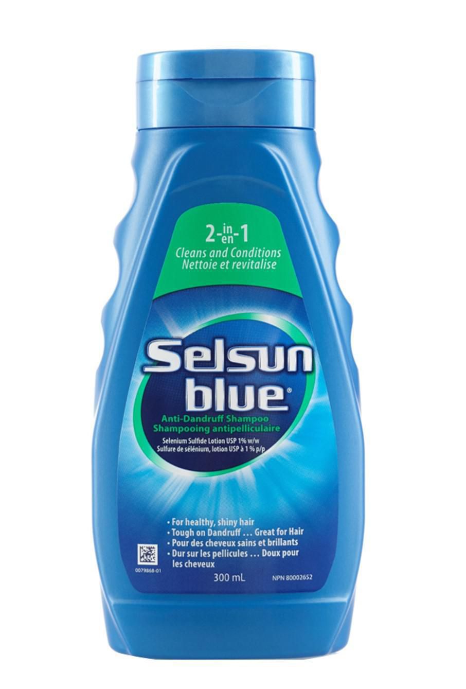 Selsun Blue 2-In-1 Shampoo, 300 mL, Helps Control Dandruff, Itching and Flaking, Cleans & Conditions in One Step Application Walmart Canada