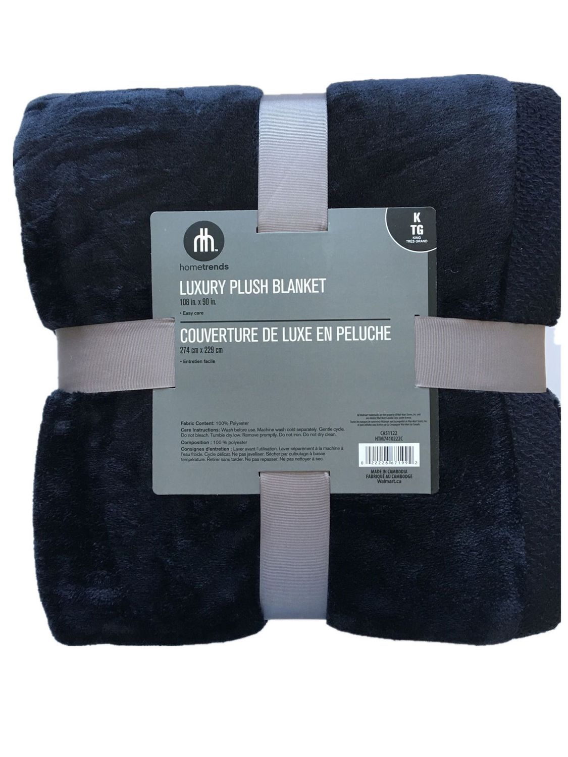 hometrends Luxury Plush Blanket | Walmart Canada