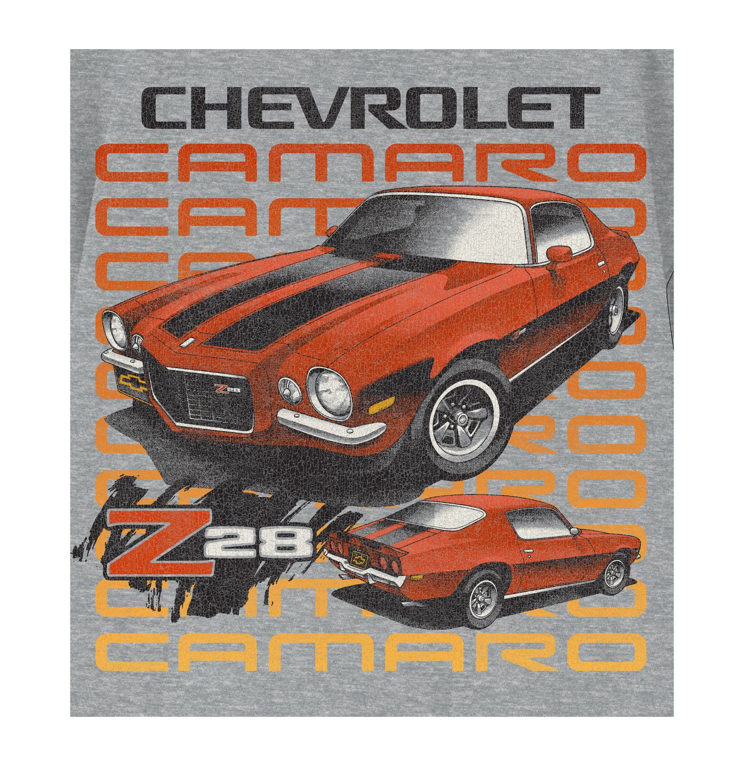 Chevy Camaro Boy's Licensed T-Shirt, Sizes XS-XL, Boy's Licensed Camaro T-Shirt