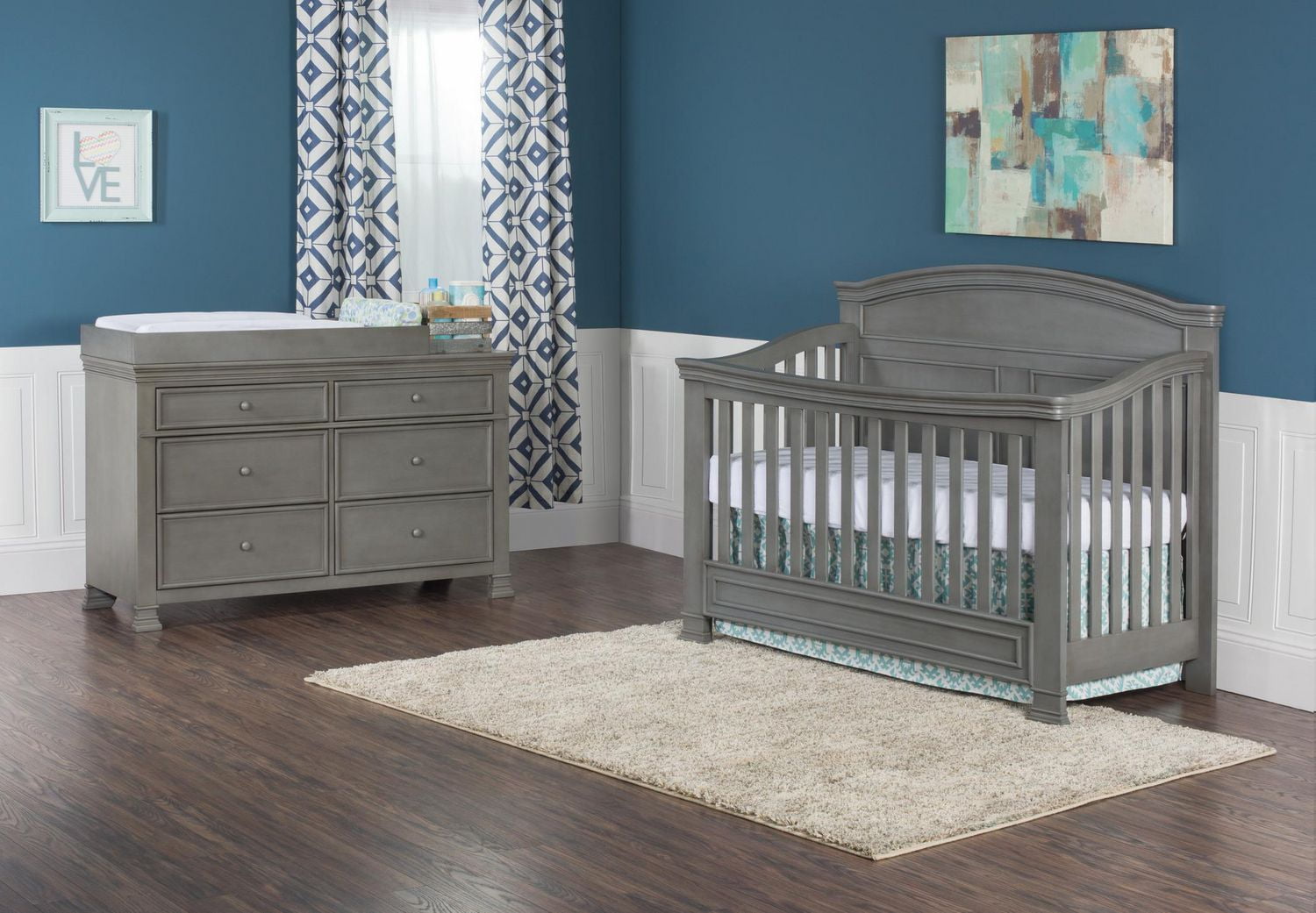 Child Craft Legacy Westgate 4 in 1 Convertible Crib Chelsea Gray Walmart