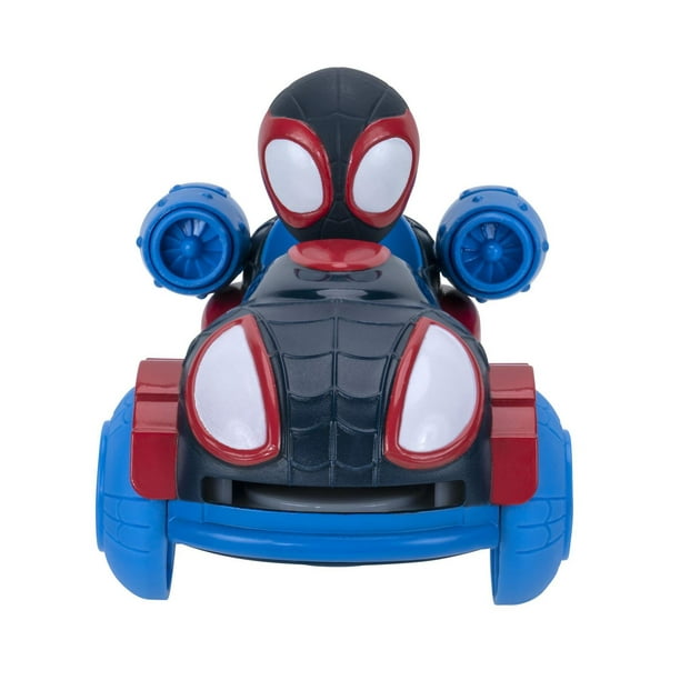 Marvel Spidey and His Amazing Friends, figurine Miles Morales de 10 cm avec  véhicule Techno-quad convertible, pour enfants à partir de 3 ans 