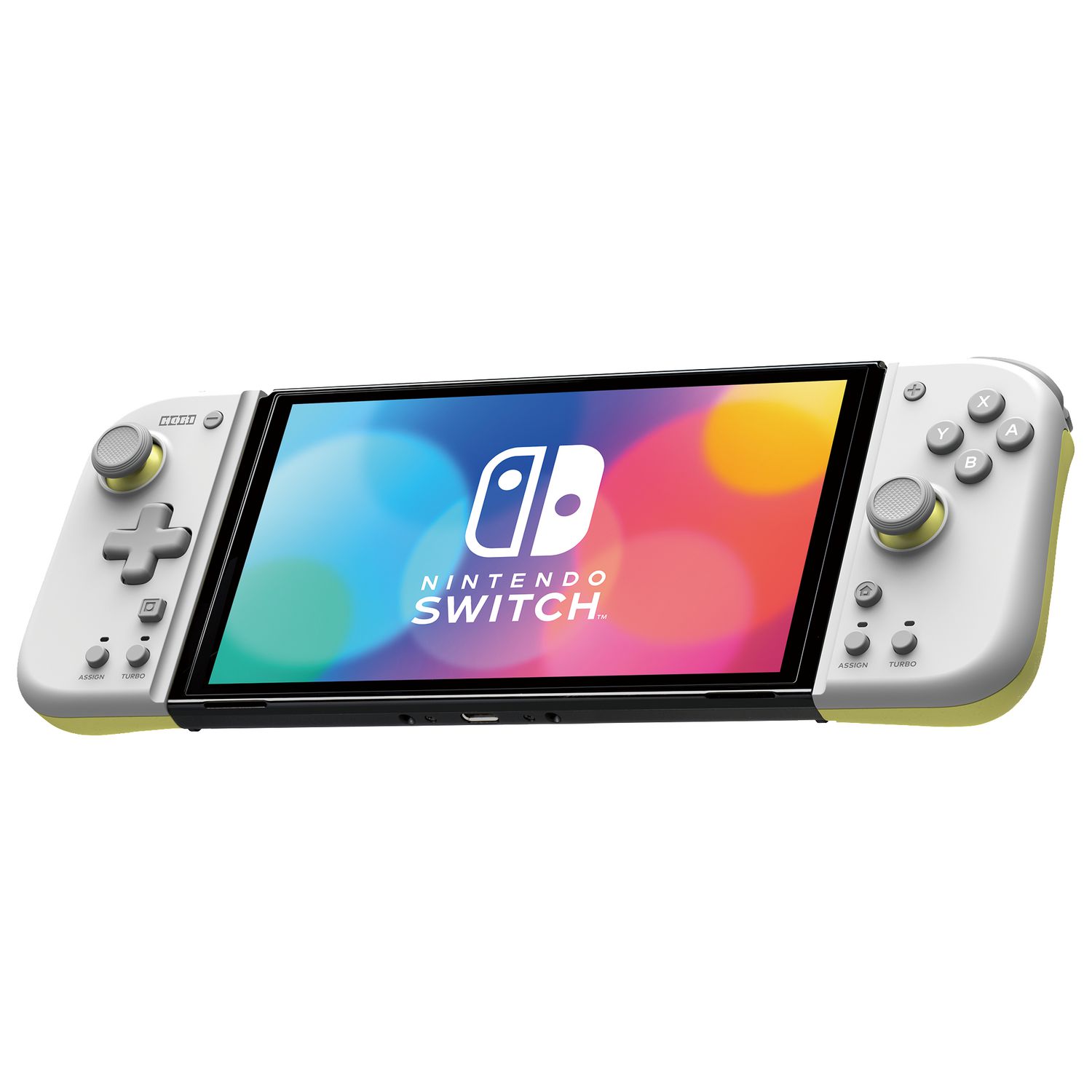 Split Pad Compact (Light Gray/Yellow) for Nintendo Switch
