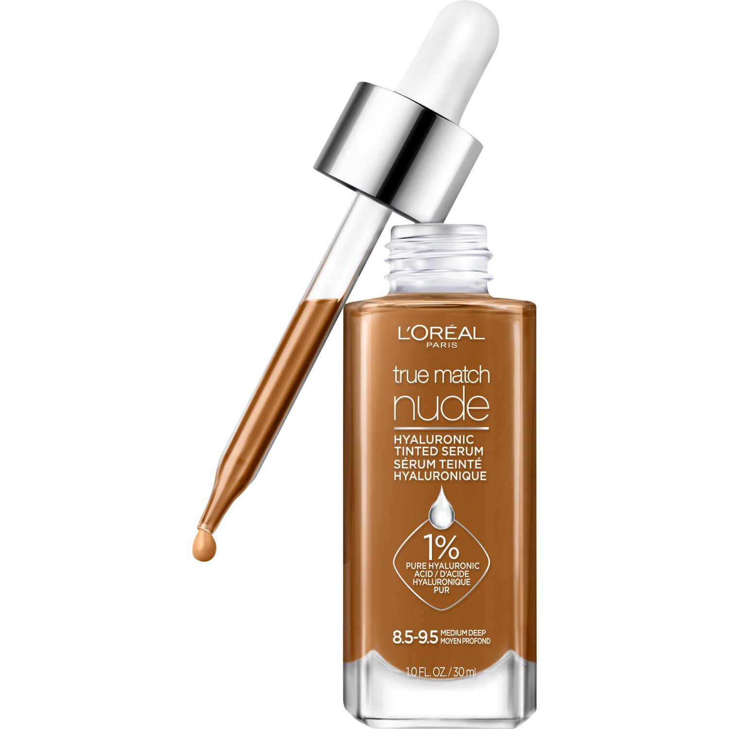L'Oréal Paris True Match Nude Tinted Serum with 1% Hyaluronic Acid,  Hyaluronic Acid Infused 