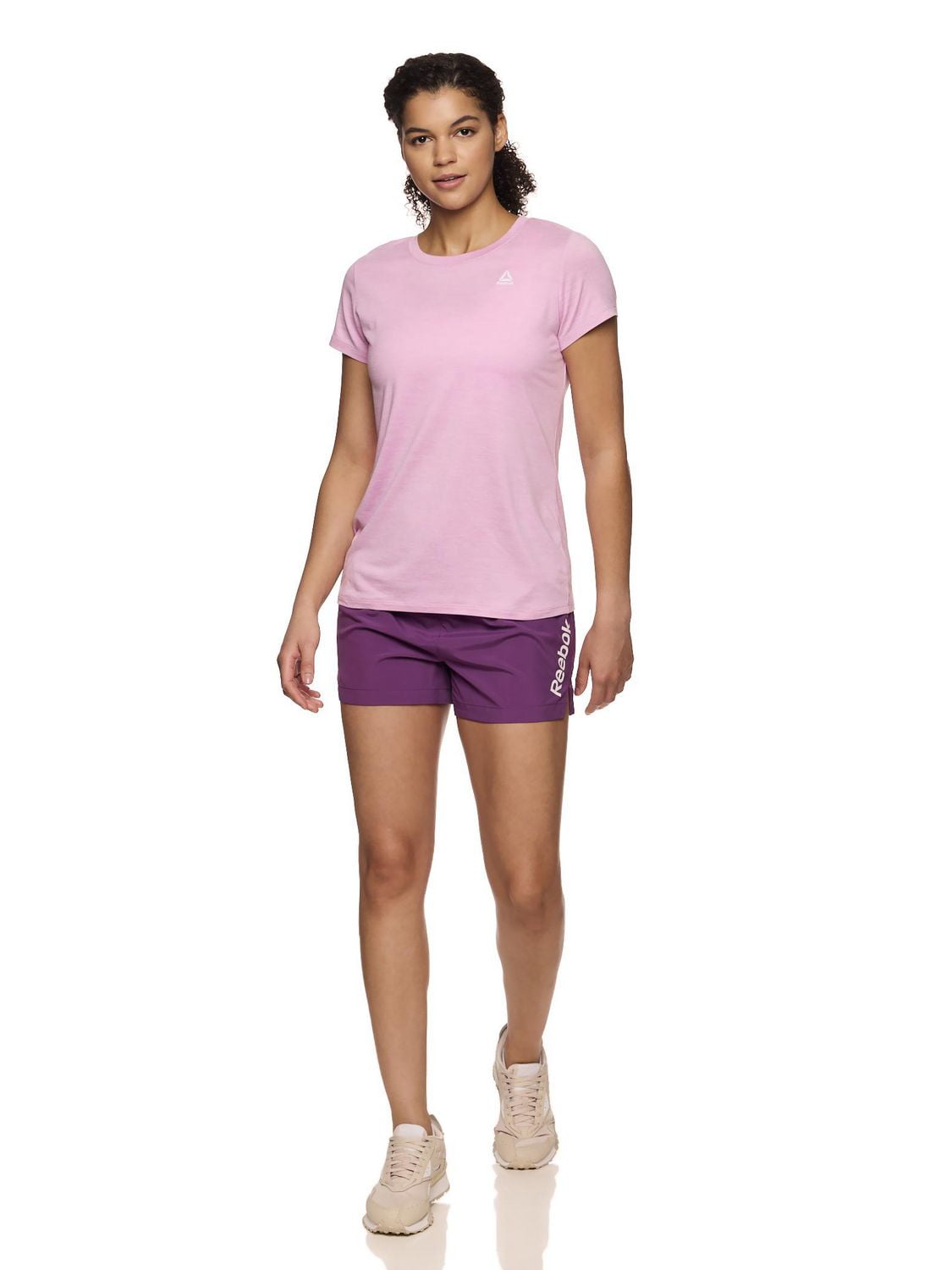 Reebok Short de course Staple pour femme avec doublure en maille Tailles XS-2XL