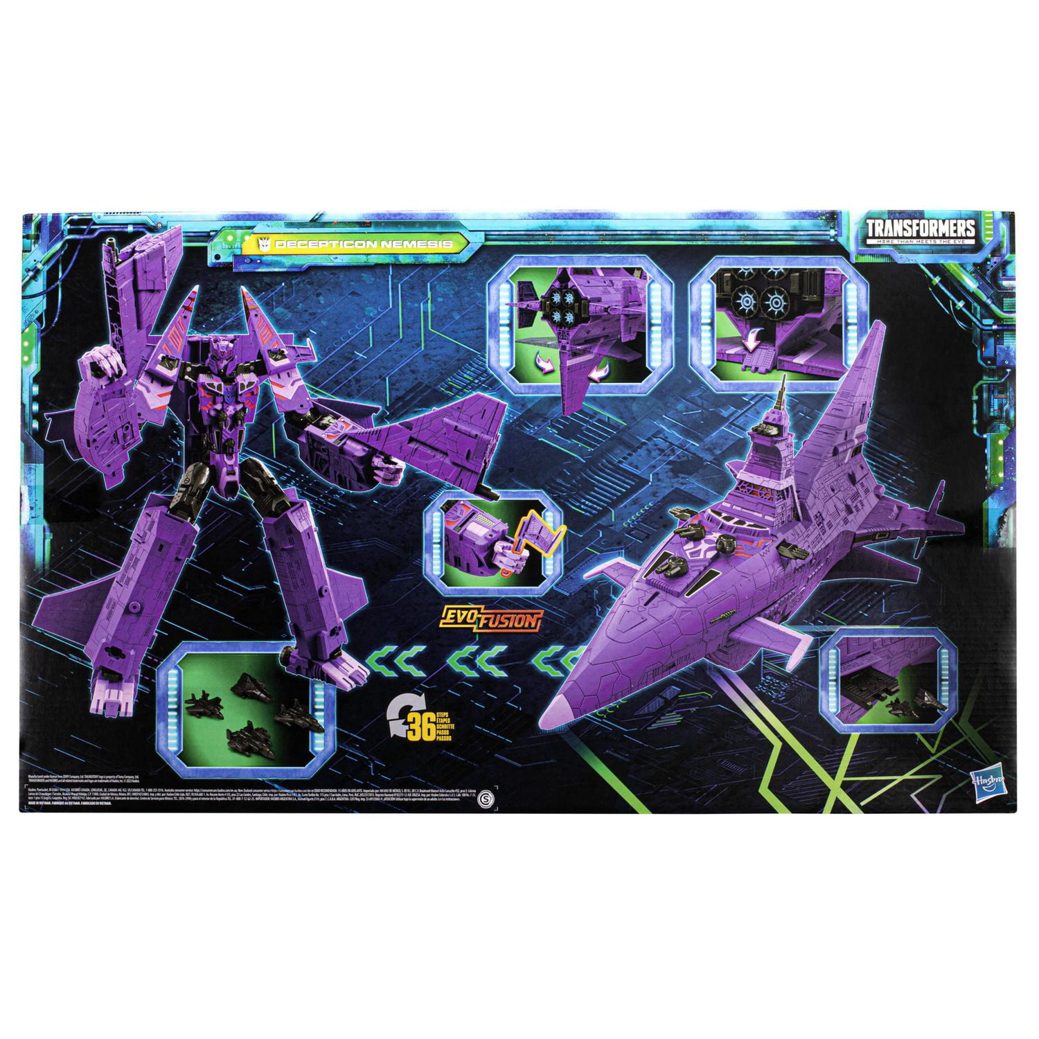 Transformers Toys Legacy Evolution Titan Decepticon Nemesis Action Figure 23.5 inch Adult Collectible For Ages 15 And Up