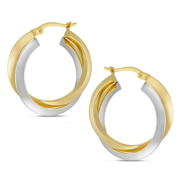 Sono Di Oro 10kt. Gold Over Silver Earrings