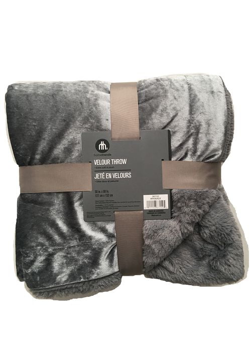 hometrends Velour Throw Walmart Canada