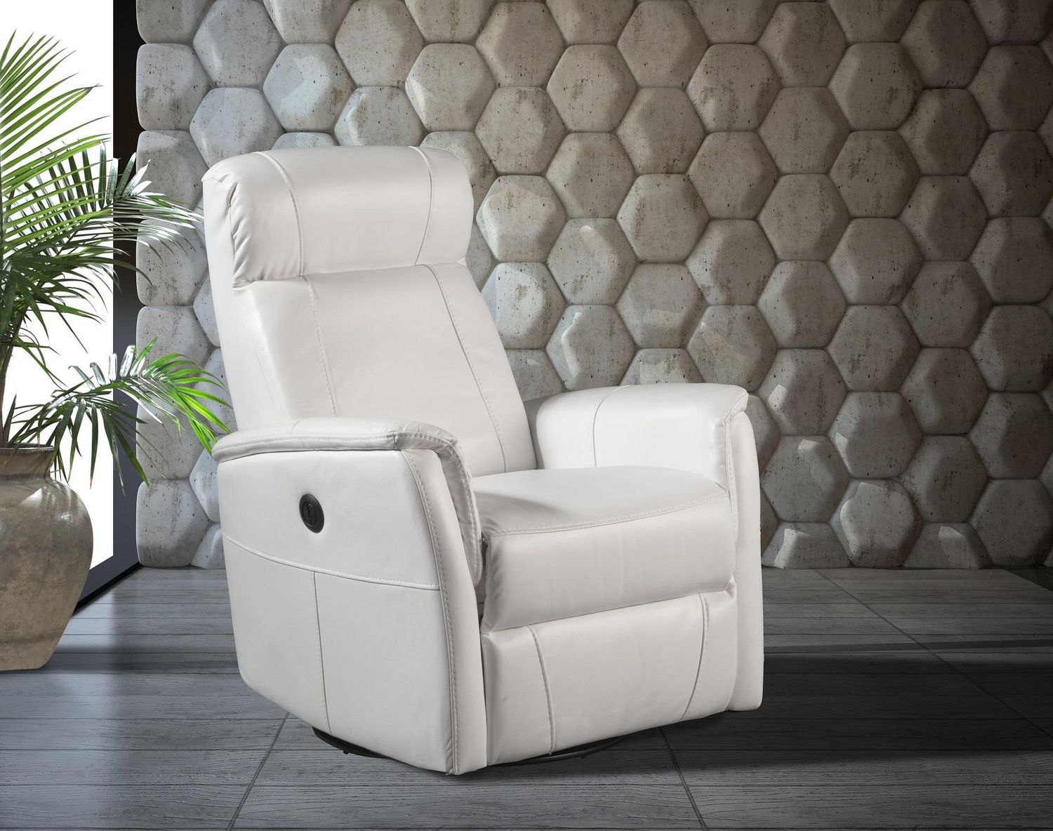 Topline Home Furnishings Power Swivel Recliner Walmart Canada