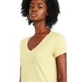thumbnail image 2 of George Women's Core Slub V-Neckline Tee, 2 of 6
