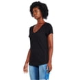 thumbnail image 2 of George Women's Core Slub V-Neckline Tee, 2 of 6