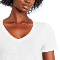 thumbnail image 4 of George Women's Core Slub V-Neckline Tee, 4 of 6