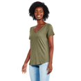 thumbnail image 2 of George Women's Core Slub V-Neckline Tee, 2 of 6